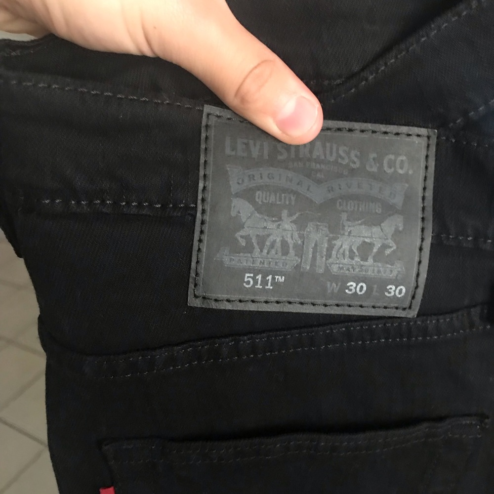 Black Levi jeans
